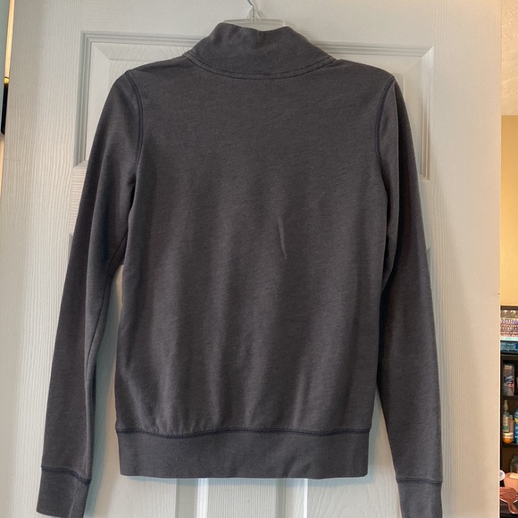 LOVE PINK Y2k Grey Quarter Zip Pullover with Pocket & Dog Logo - Picture 5 of 5